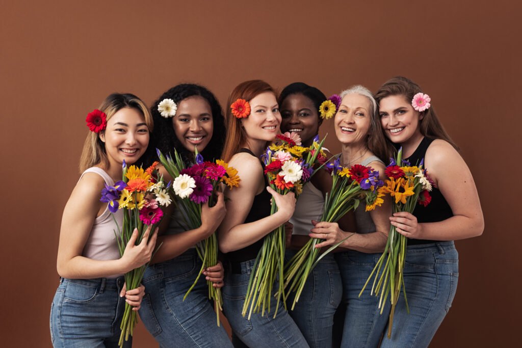 Flores frescas para el Día de la Mujer en Alicante