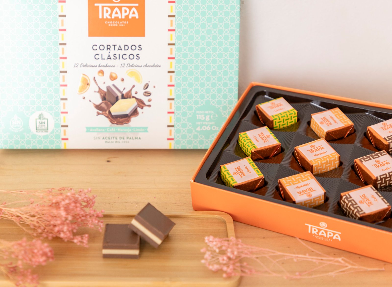 Trapa Cortados Clásicos – Caja de Bombones Surtidos 115 g