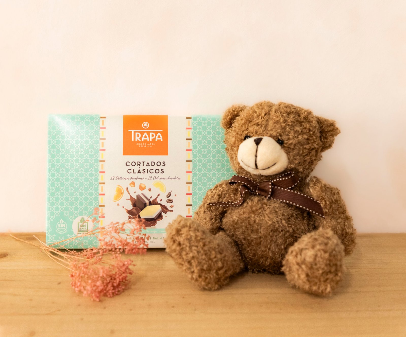 Set Regalo Osito mediano + Bombones Trapa – Dulzura para regalar